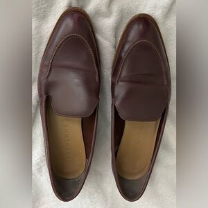 Everlane Brown Leather Loafers Classic Slip-Ons